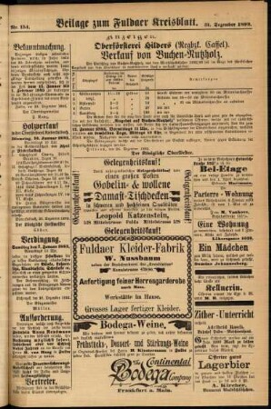 Zweite Ausgabe vom Samstag, den 31. Dezember 1892.