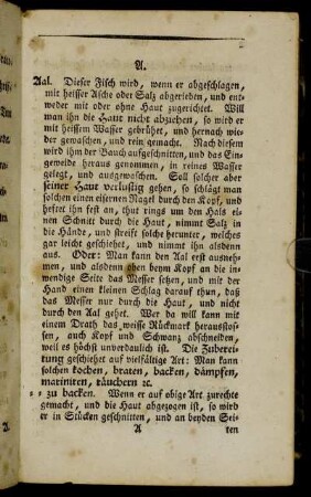 Aal. - Aepfeltorte, englische.