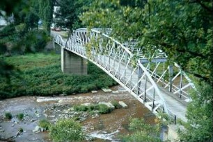Saalebrücke von oben