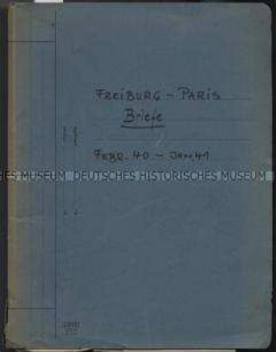 Mappe mit 63 Briefen von der Westfront 1940/41 - Personenkonvolut