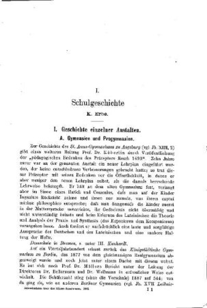 Schulgeschichte