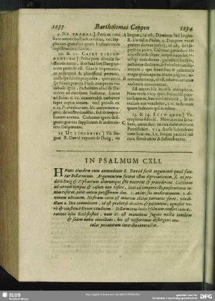 In Psalmum CXLI.[i.e. CXL.] Psalmus CXLI.[i.e. CXL.]