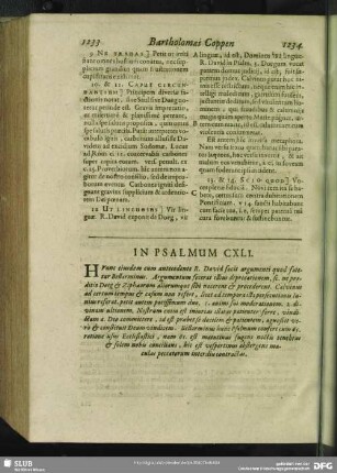 In Psalmum CXLI.[i.e. CXL.] Psalmus CXLI.[i.e. CXL.]