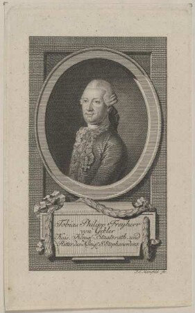 Bildnis des Tobias Philipp von Gebler