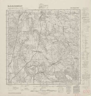 2683 Kauernik, Topographische Karte 1:25000 (4cm - Karte)