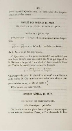Concours général de 1870.