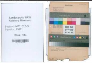 Entnazifizierung Otto Stark , geb. 07.12.1895 (Assistent)