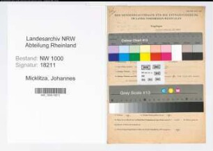 Entnazifizierung Johannes Micklitza, geb. 21.09.1911 (Zollbeamter)