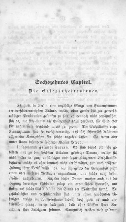 Sechszehntes Capitel. Die Gelegenheitsdirnen.