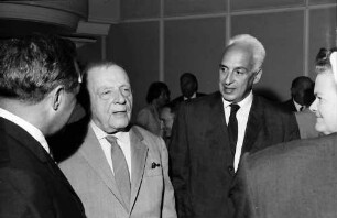 16. Tagung 1966 Mediziner: Feodor Lynen, Otto H. Warburg, Severo Ochoa, Frau Lynen