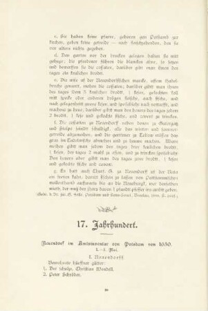 17. Jahrhundert