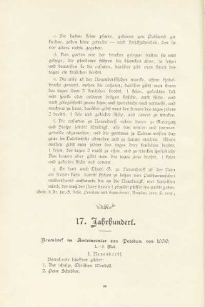 17. Jahrhundert