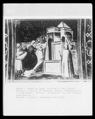 Marien- und Christusleben, Jüngstes Gericht, Allegorien der Tugenden und Laster — Marien- und Christusvita — Tempelgang Mariens