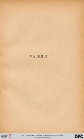 Malerei