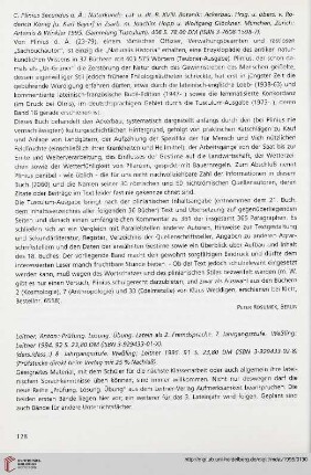 38: [Rezension von: Anton Leitner, Prüfung. Lösung. Übung. Latein als 2. Fremdsprache, 7. und 8. Jahrgangsstufe]