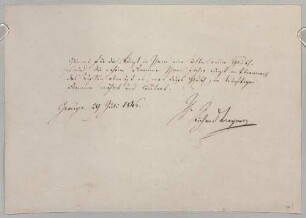 Richard Wagner (1813 - 1883) Autographen: Brief von Richard Wagner an Hans von Bülow - BSB Autogr.Cim. Wagner, Richard.4