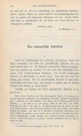 44-58 Das automatische Schreiben