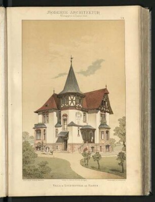 Villa in Lichtenthal bei Baden. Franz Habich, Architekt Mannheim