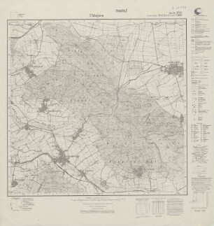 3823 (alte Nr.: 2088) Eldagsen, Meßtischblatt (4cm - Karte)