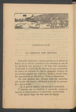Capítulo CLIII - La amenaza por defensa