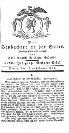 6. Stueck, 10. Februar 1834