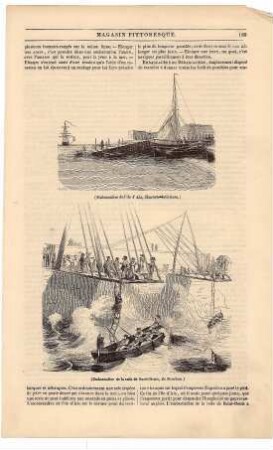 Embarcadère de l'ile d'Aix, Charente-Inférieure.- Embarcadère de la rade de Saint-Denis, ile Bourbon