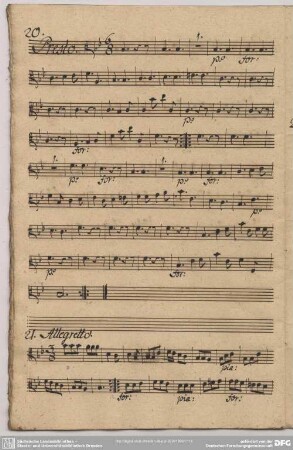 21. Allegretto, B-Dur