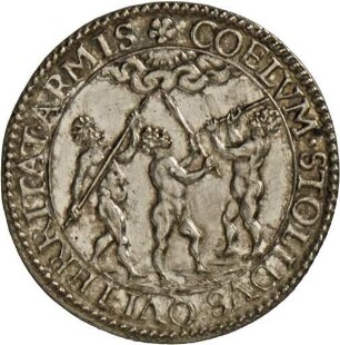 Medaille auf die Grausamkeiten des spanischen Admirals Mendoza, 1598