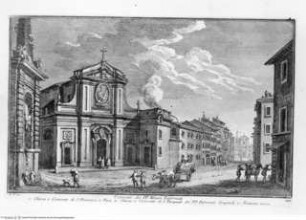 Delle Magnificenze di Roma antica e moderna, Siebtes Buch, Tafel 130: Convento dei PP. Minori Reformati (San Pasquale Babylon)