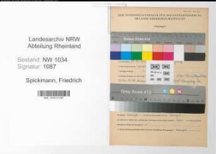 Entnazifizierung Friedrich Spickmann , geb. 25.12.1907 (Oberstabsarzt)