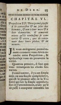 Chapitre VI. Proposition III. [...]