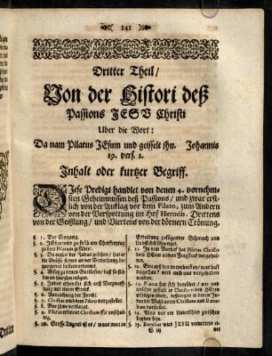 141-143, Inhalt oder kurtzer Begriff