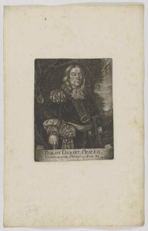 Bildnis des Paulus Daniel Pesler