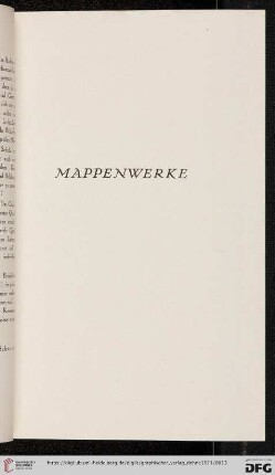 Mappenwerke