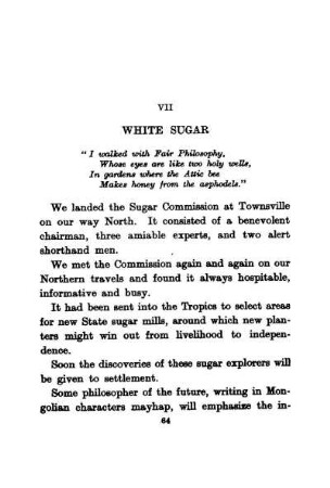 VII WHITE SUGAR