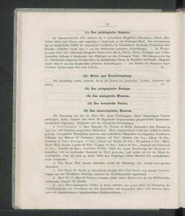 11) Das philologische Seminar.