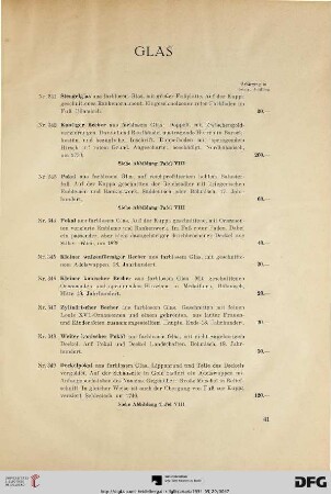 Glas (Nr. 341-355)