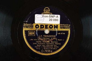 La Traviata : Arie d. Germont (2. Akt): "Hat dein heimatliches Land" / G. Verdi