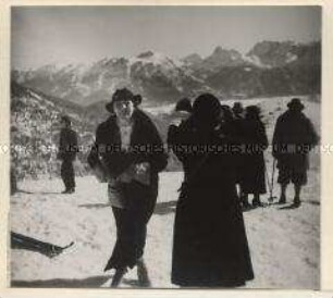 Garmisch-Partenkirchen, Auf dem Wank Januar 1936