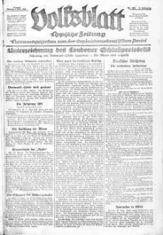 Volksblatt : Lippische Zeitung, Detmold