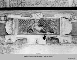 Allegorie der Zeit mit Jahreszeiten und Tageszeiten, Genreszenen und Landschaftsdarstellungen : Deckenfresken der Sala Terrena