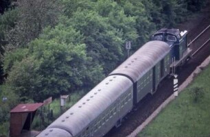 Unterbalbach Lok Baureihe 212 Nahverkehrszug B4yg-Wagen