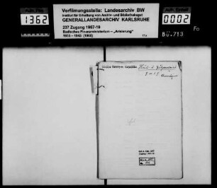 Hut- und Putz-Vertrieb GmbH Mannheim Bewerber: Karl Heinrich Vetter in Ilvesheim