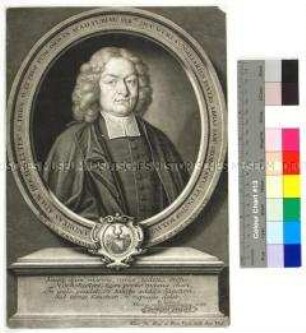 Porträt des lutherischen Theologen Andreas Adam Hochstetter