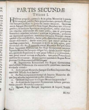 Partis Secundæ Thesis I. [bis XXXVIII.]