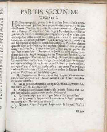 Partis Secundæ Thesis I. [bis XXXVIII.]
