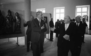 Neueröffnung des Badischen Landesmuseums im wiederaufgebauten Mitteltrakt des Karlsruher Schlosses.