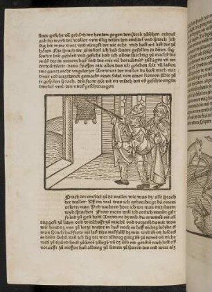 Der Pilger beim Einsiedler und die Maus im Brotkorb; (Kapitel IV: Von der Taube und von treuen Gefährten)