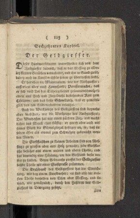 Sechzehentes Kapitel. Der Gelbgiesser.