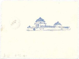 Pfann, Paul; Nürnberg; Landesausstellung 1906, Kunstausstellungsgebäude - Perspektive